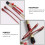 Rosewood Dulcimer Hammers Brown 2pcs 9.4x1x1in 10