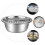 Square Rice Washing Basin Silver 1 Set 28x28x4.5in 9