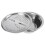 Square Rice Washing Basin Silver 1 Set 28x28x4.5in 2