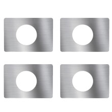 Raindrops 4pcs Round Strike Plate For Diy Enthusiasts 13x9cm