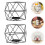 Mlins  2 Pcs Tea Light Candle Holder Wedding Decorations Office Black 4