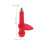 Trekking Pole Replacement Parts Vibration Reduction Red 4pcs 2