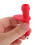 Trekking Pole Replacement Parts Vibration Reduction Red 4pcs 4