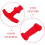 2St Silicone Sluitingen Voor T- Sealing 6