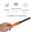 1pcs Manual Sanding Tool Flat Plastic Sandpaper Clip Orange 11