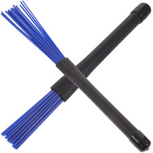 Portable Storage Friendly Nylon Drum Brushes Blue 1 Pair