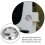 Stainless Steel Ring Handle Door Pull Modern Round 2pcs/Set 7