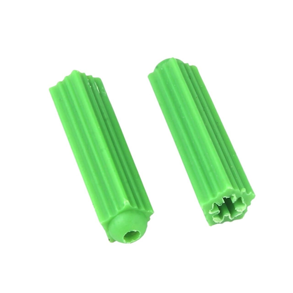 M6 M8 Plastic Expansion Tube Rubber Plug Nylon Piston Drywall Anchors 200 Pack M8 Size Durable Fixing Wall Anchors 6447073297281