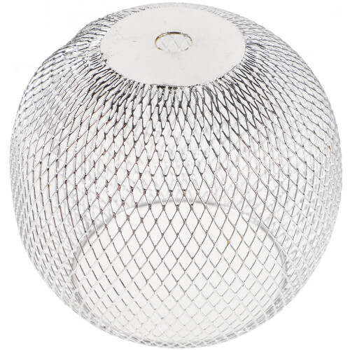 Cage Lampshade For Pendant Iron Lampshade Silver 1set