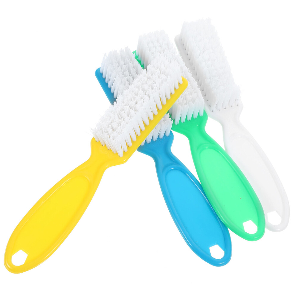 Vaguelly 4 Pcs Nail Cleaning Brush Travel For Fingernail Cleaner