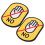 Dogs Warning Signs Dog Identification Tags Fabric 2pack For 3