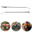 Universal Motorcycle Spoke Silver Durable Control 2pcs 11