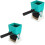 2 Sets Glue Manual Applicator Aluminum Roller-Type Spreader 5
