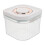 Airtight Rice Container Transparent Abs Square For Salt 1 Pcs 10