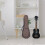 Concert Ukulele Case With Scratch Resistant Nylon 1set Pink 3