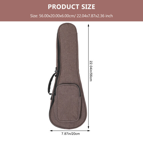 Concert Ukulele Case With Scratch Resistant Nylon 1set Pink 1