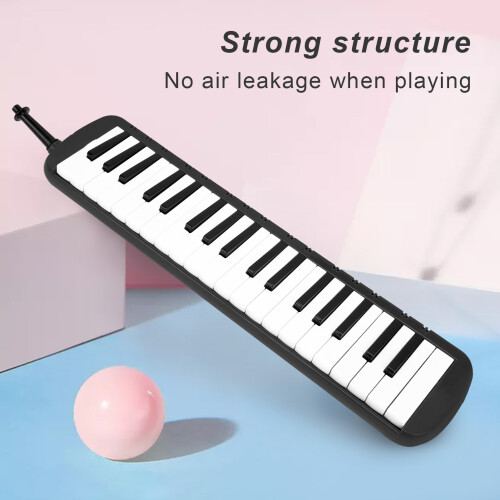 37-Note Schwarz Melodica mit robustem Design und Doppelspieloptionen 2