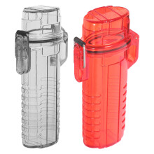 2pcs Moisture-Proof Storage Box Plastic Red For Camping Trip