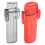 2pcs Moisture-Proof Storage Box Plastic Red For Camping Trip 1