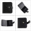 1 Pc Lightweight Ukulele Pick Case Convenient Guitar Pick Bag (Black) 3