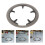 Cycle Chainring Cover Black Plastic Resists Mud 1pack 11