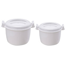 Steamer For Microwave Cooking 2pcs 11.8x5.5x5.3in