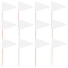 100 Pcs Blank Toothpick Flags Decorative Toothpicks For Appetizers