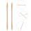 Piano Mutes For Tuning Stick Fork Khaki 2 Pcs 6