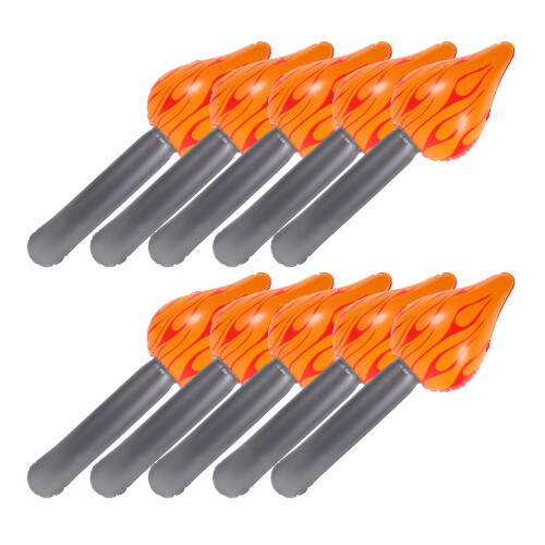 10pcs Inflatable Torch Ornaments Performance Props Playthings 2