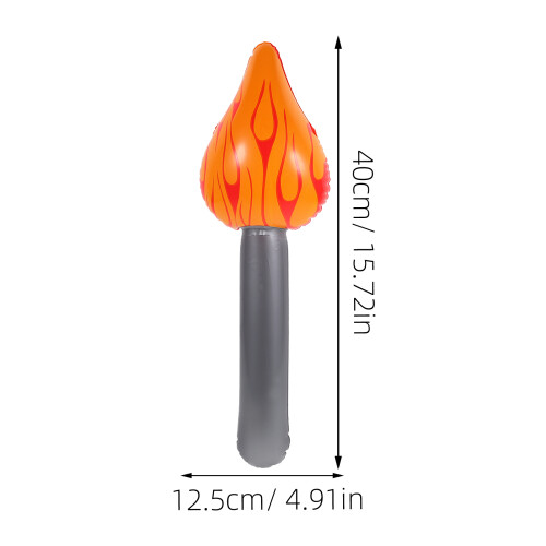 10pcs Inflatable Torch Ornaments Performance Props Playthings 1