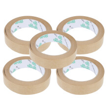 5St Gecoate Kraft Paper Tapes Waterdicht Verzend Tape Bruin
