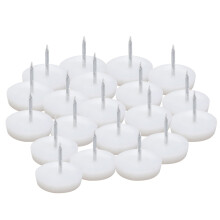 Raindrops Upholstery Tack Strips For Furniture White 50pcs For