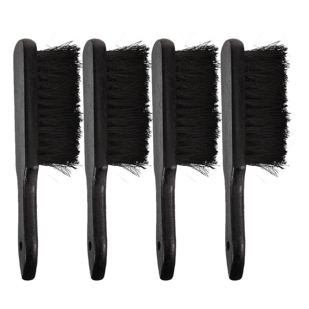 Scrubbing Brush Black 4pcs 11in Fireplace Hand Broom