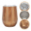 Camping Wine Cup Egg Holder Brown Stainless Steel 1pack 2