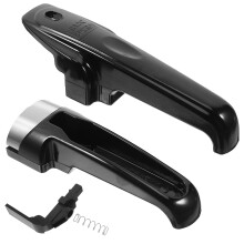 1Set Universal Black Plastic Pressure Cooker Handle Anti-Scald Grip