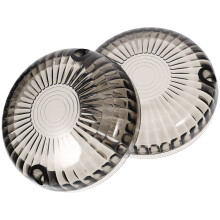 Worgeous 2 Pcs Motorcycle Signal Lights Turn Housing Lens Covers