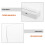 1 Set Led Writing Board Transparent Acrylic Erasable For Shops 8