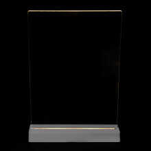 1 Set Led Writing Board Transparent Acrylic Erasable For Shops