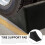 Trailer Wheel Chock Rubber 2pcs 9
