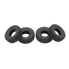 RC Car Upgrade Rubber Tires 4-Pack for WPL 1/16 C14 C24 C34 B14 B24 Compatible Soft Rubber Wheels