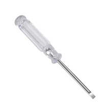 Mini Screwdriver Set 95mm Clear Crystal Flat Head Tool for Electronics Repair, Precision Manual Screwdriver for Small Devices