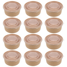 Sparsain 25 Pack Kraft Paper For Rice Salad Soup