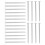 Raindrops  50 Pcs Masonry Nails Wall For Hanging Pictures Press Silver 3