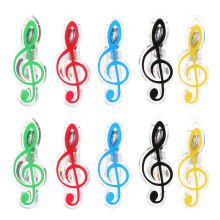 10pcs Score Clips Music Book Clips Music Notes Shaped Clamps Creative