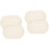 Practical Wood 4pcs 9.8x5.9in 4