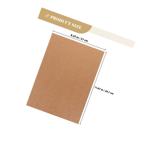 10 Sheets Kraft Paper Manual Student Art Paper 1