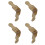 4pcs Corner Protection Bar Type Brass Abacus 3