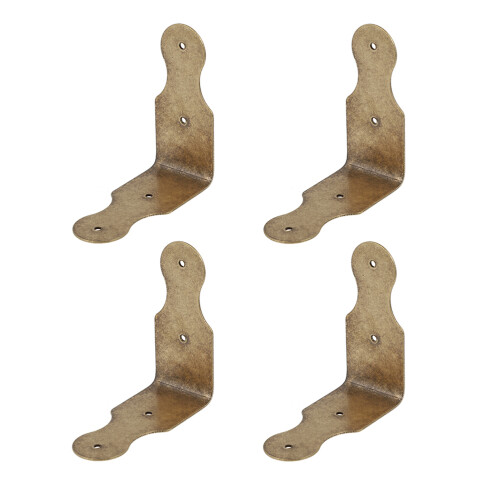 4pcs Corner Protection Bar Type Brass Abacus
