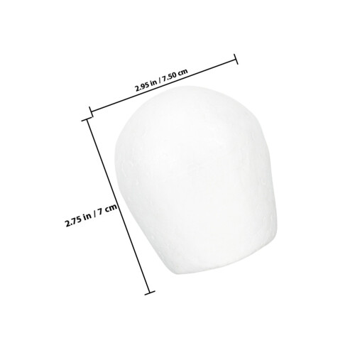 12St Wit Foam Dummy Set Voor Bruiloft En Feestaccessoires 1