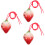 3 Pack Strawberry Instruments For Kids Creative Beginner Ocarina 8